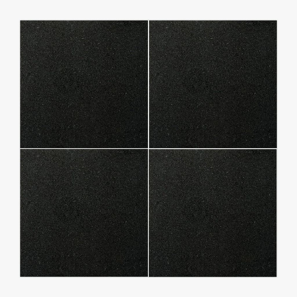 Absolute Black Polished 6x6 Granite Tile — Palazzo Tile & Stone