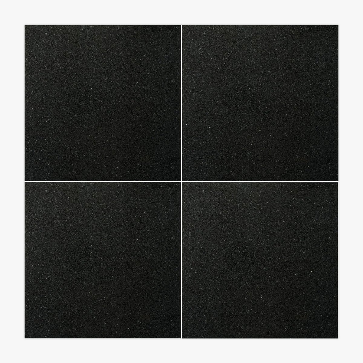 Absolute Black Polished 6x6 Granite Tile — Palazzo Tile & Stone