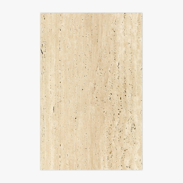 Ivory Light Vein Cut Unfilled & Brushed 16x24 Travertine Tile