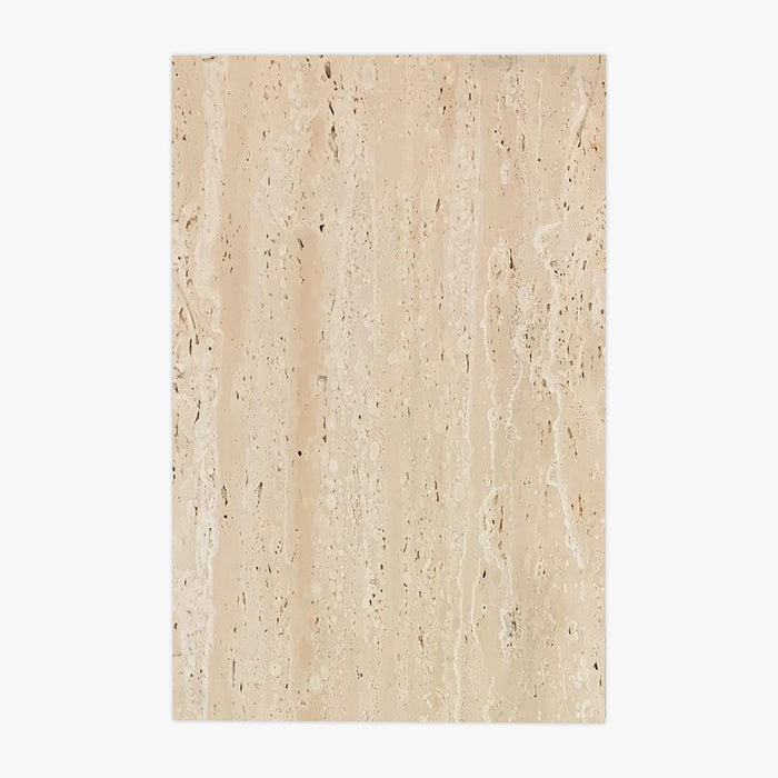 Ivory Light Vein Cut Unfilled & Brushed 16x24 Travertine Tile