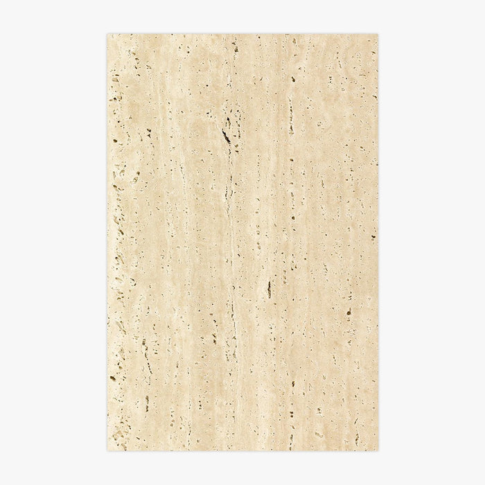 Ivory Light Vein Cut Unfilled & Brushed 16x24 Travertine Tile