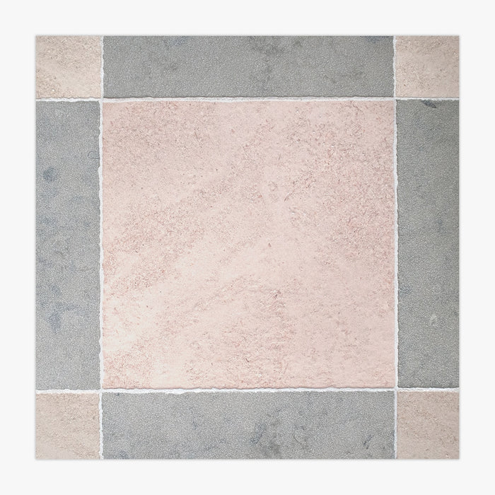 Golden Beach, Nova Grey Antiqued 12x12 Limestone Checkerboard Tile