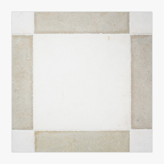 Lymra, Perlino Crema Antiqued 12x12 Limestone Checkerboard Tile