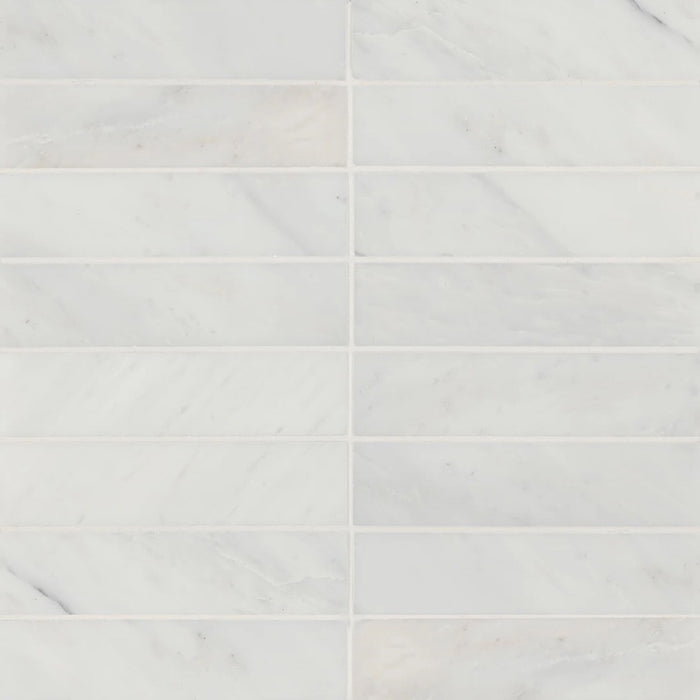 Asian Statuary Honed 2x8 Marble Tile