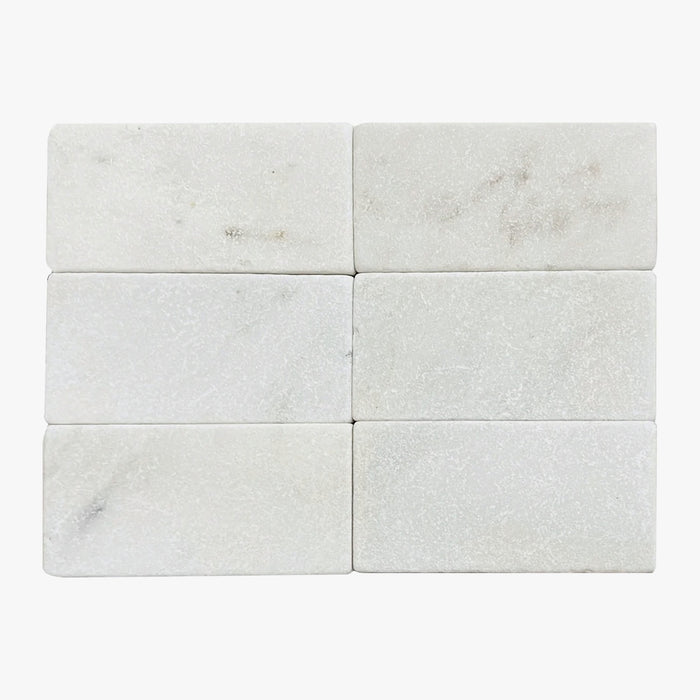 Asian Statuary Tumbled 3x6 Marble Tile