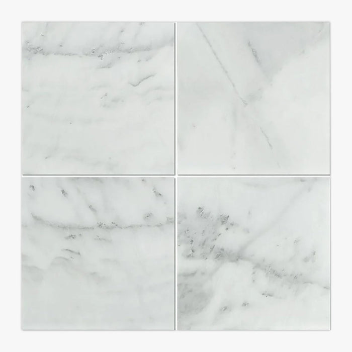 Asian Statuary Honed 4x4 Marble Tile