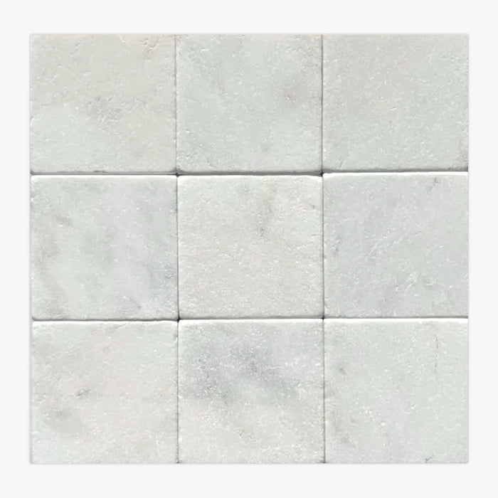 Asian Statuary Tumbled 4x4 Marble Tile