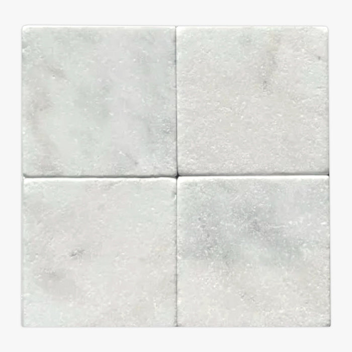 Asian Statuary Tumbled 6x6 Marble Tile