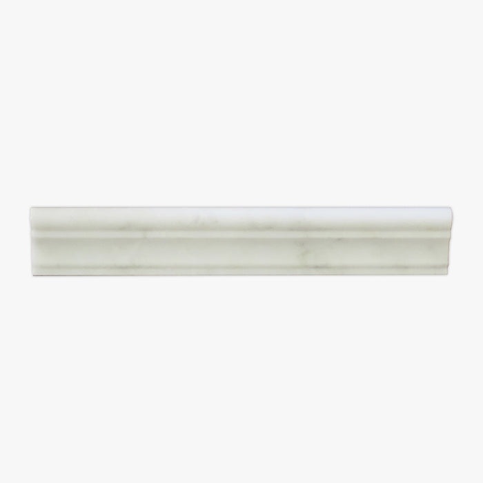 Asian Statuary Honed Milano Chair Rail Marble Molding