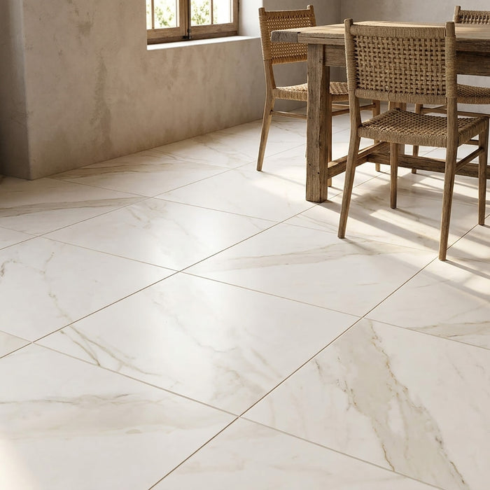 Calacatta Gold Honed 24x24 Marble Tile