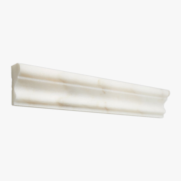 Calacatta Gold Honed Milano Chair Rail Marble Molding