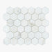 Calacatta Oliva Polished 2 Inch Hexagon Marble Mosaic