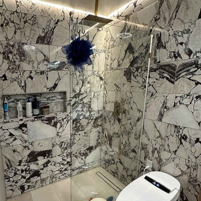 Calacatta Viola Honed 12x24 Marble Tile — Palazzo Tile & Stone