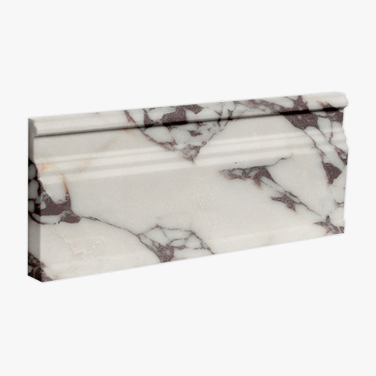 Calacatta Viola Honed Baseboard Marble Molding — Palazzo Tile & Stone