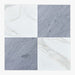 Calacatta Gold, Bardiglio Imp Honed 12x12 Marble Checkerboard Tile