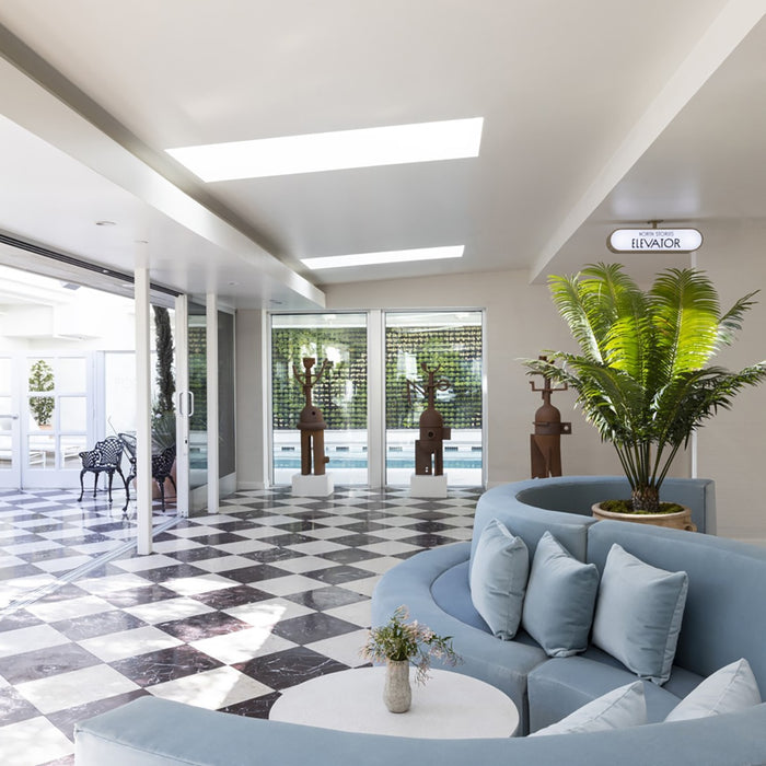 Asian Statuary, Nero Marquina Polished 18x18 Marble Checkerboard Tile