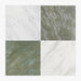 Asian Statuary, Verde Luna Honed 12x12 Marble Checkerboard Tile