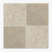 Perlino Crema, Nova Grey Honed 18x18 Limestone Checkerboard Tile