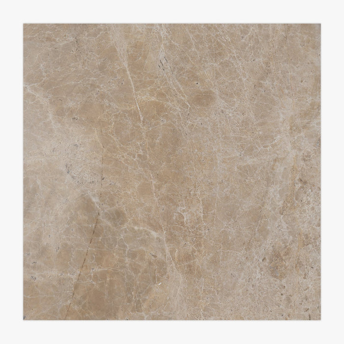 Emperador Light Cla Polished 18x18 Marble Tile