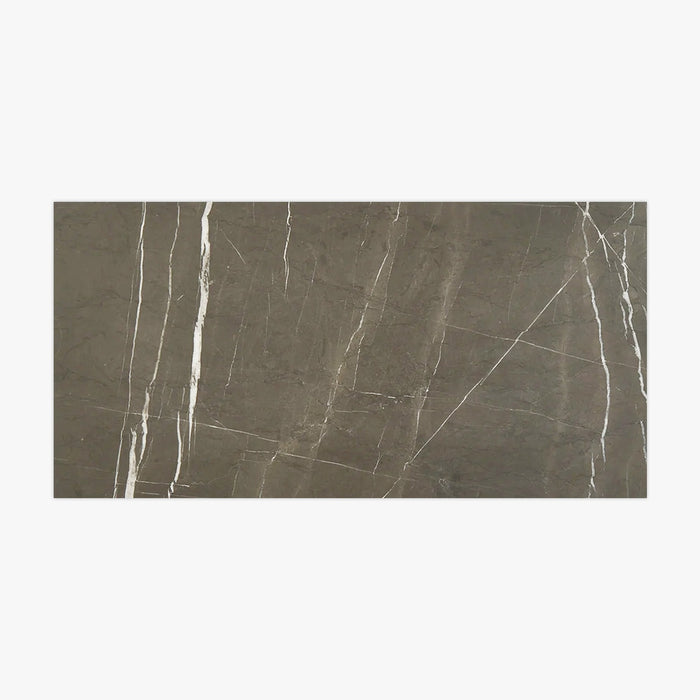 Pietra Grey Polished 12x24 Marble Tile