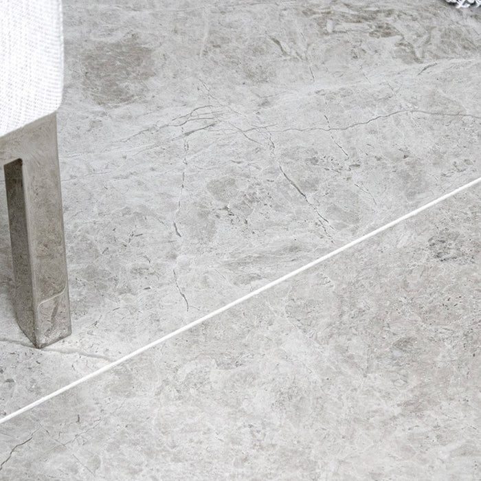 Silver Shadow Honed 18x18 Marble Tile