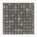 Pietra Grey Polished 1x1 Stacked Marble Mosaic