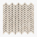 Perlino Crema Honed Mini Chevron Limestone Mosaic