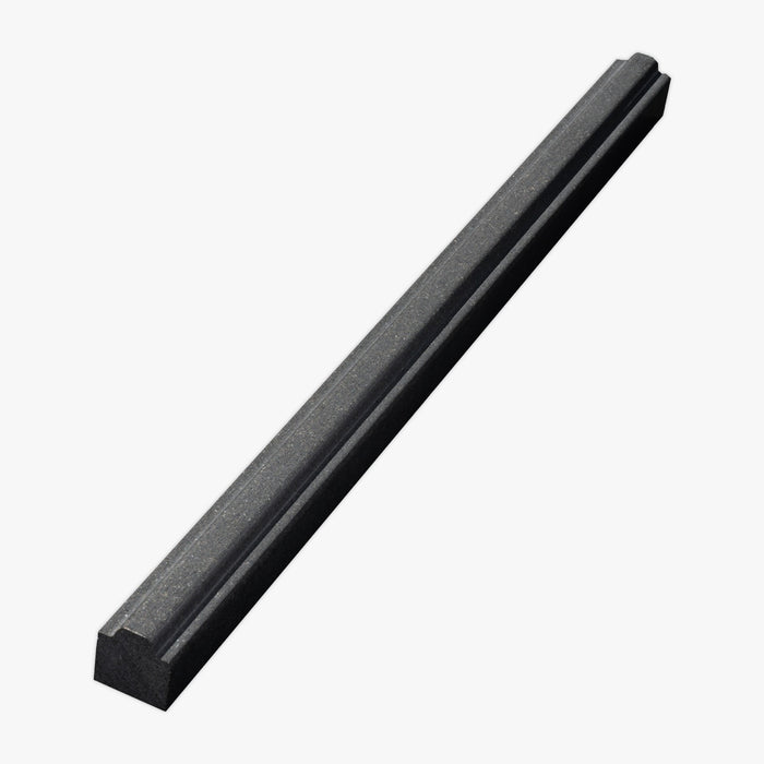 Basalt Black Honed Contempo Pencil Liner Basalt Molding
