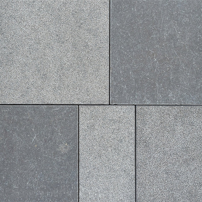 Sea Grey Multi Finish Blend Reclaimed 16x24 Limestone Tile