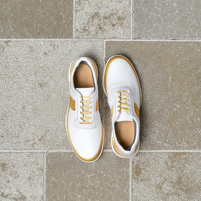 Lime Yellow Multi Finish Blend Reclaimed 16x24 Limestone Tile