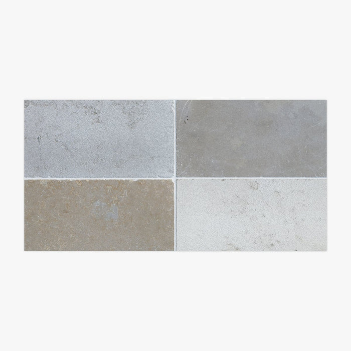 Lime Yellow Multi Finish Blend Reclaimed 16x24 Limestone Tile