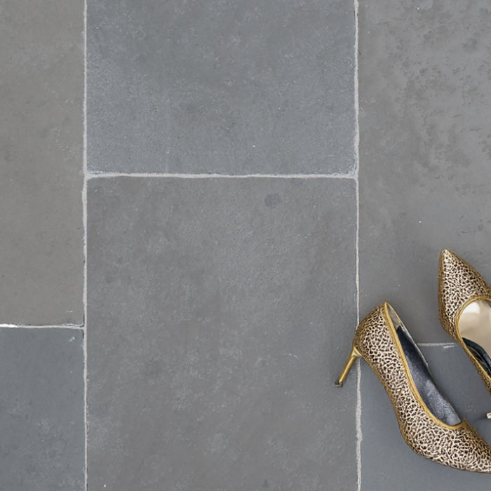 Roman Lime Grey Aged 16x24 Limestone Tile