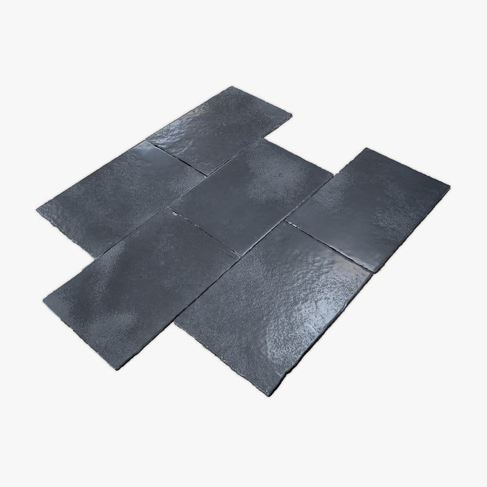 Roman Black Aged 16x24 Limestone Tile