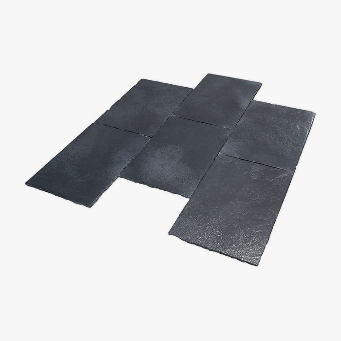 Roman Black Aged 16x24 Limestone Tile