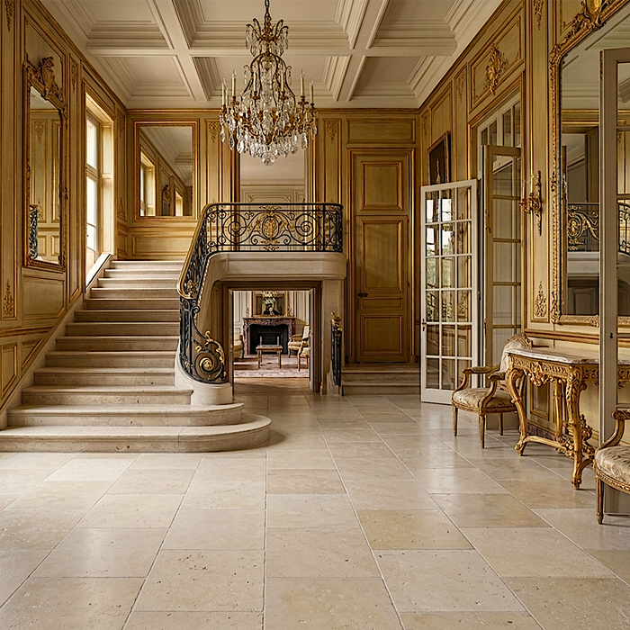 St Maximin Multi Finish Blend Reclaimed 16x24 Limestone Tile