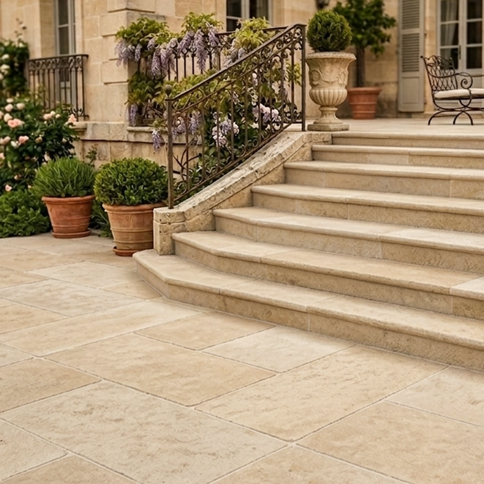 St Maximin Aged 16x24 Limestone Tile