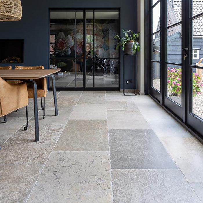 Bordeaux Gris Blend Aged 24xRL Limestone Tile