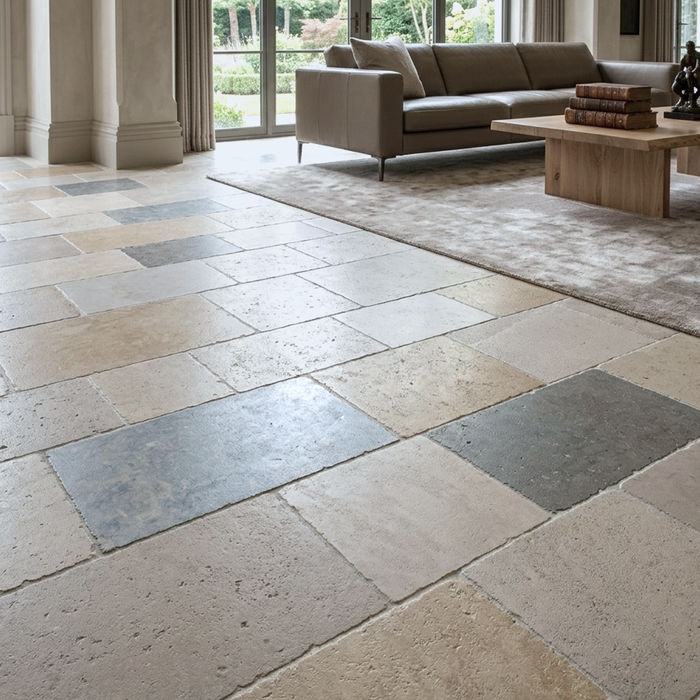 Piedra De Siene Antiqued 16xRL Limestone Tile