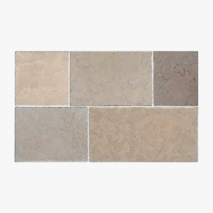 Chanceaux Biege Recalimed Blend 16xRL Limestone Tile