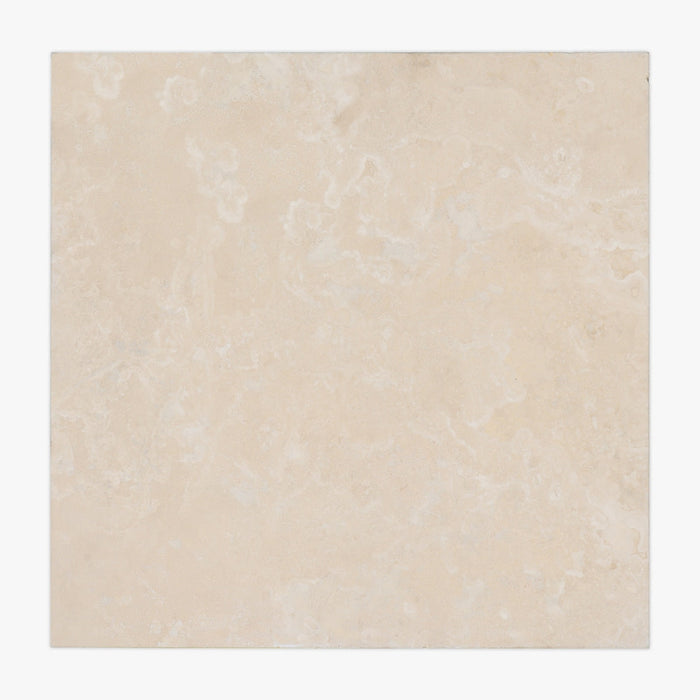 Ivory Light Honed & Filled 12x12 Travertine Tile