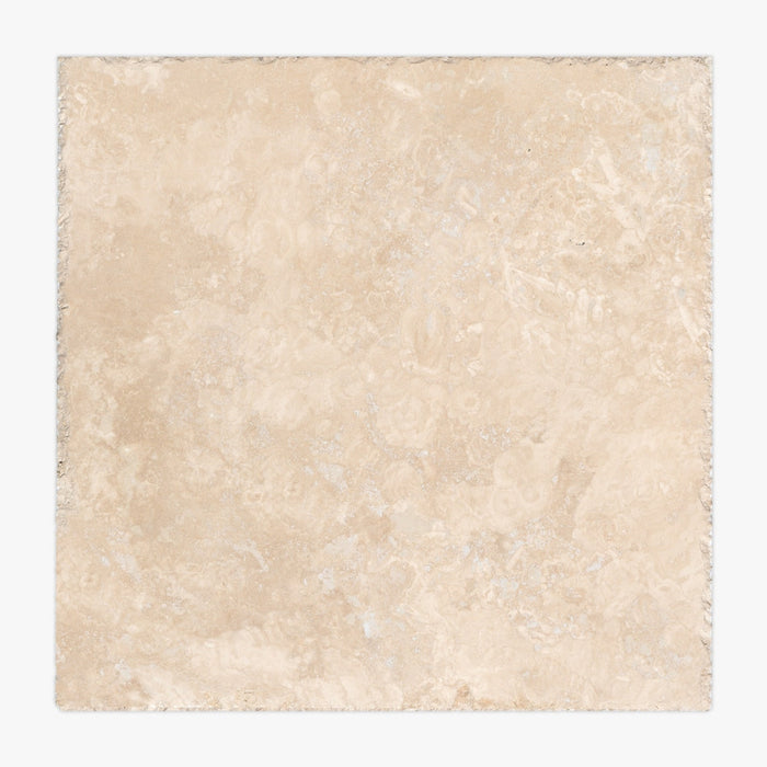 Ivory Light Honed & Filled 12x12 Travertine Tile