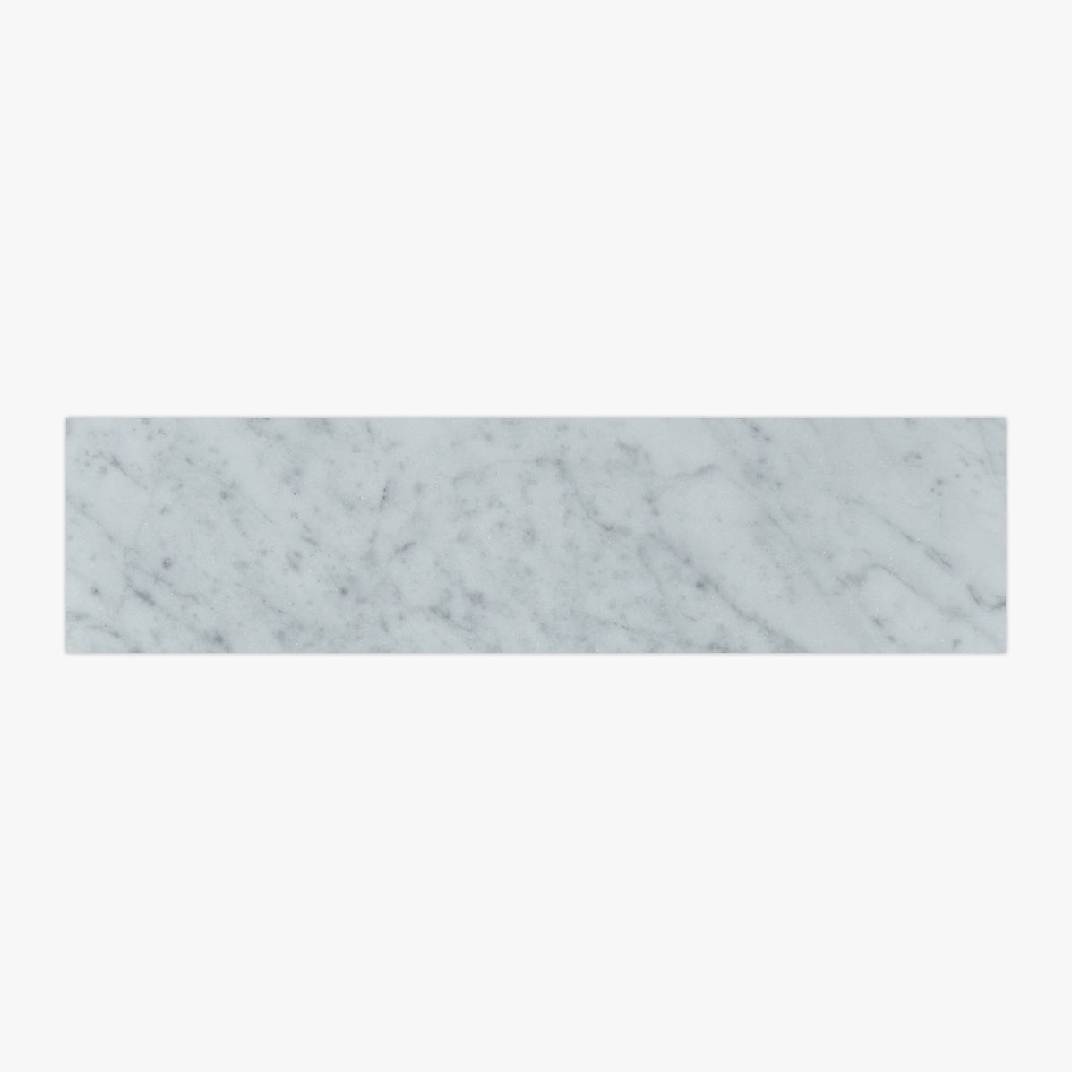 White Carrara Honed 2x8 Marble Tile — Palazzo Tile & Stone