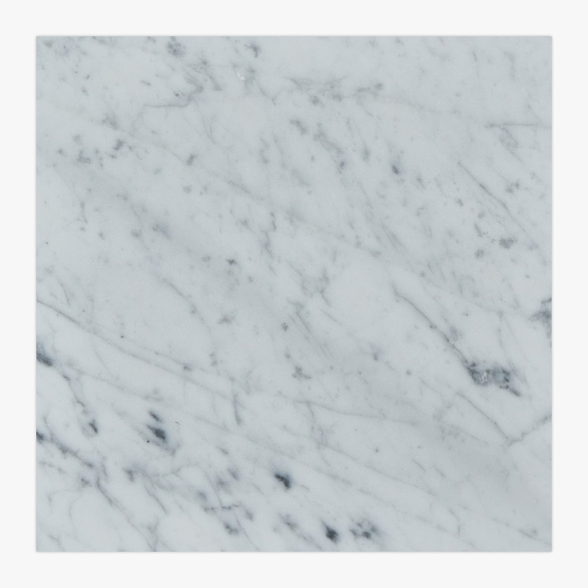 White Carrara Polished 4x4 Marble Tile — Palazzo Tile & Stone