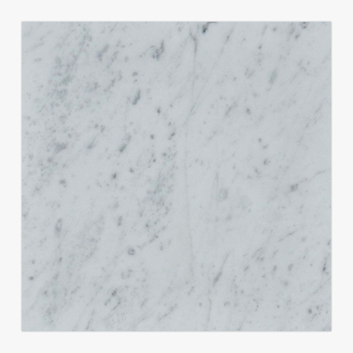 White Carrara Honed 6x6 Marble Tile — Palazzo Tile & Stone