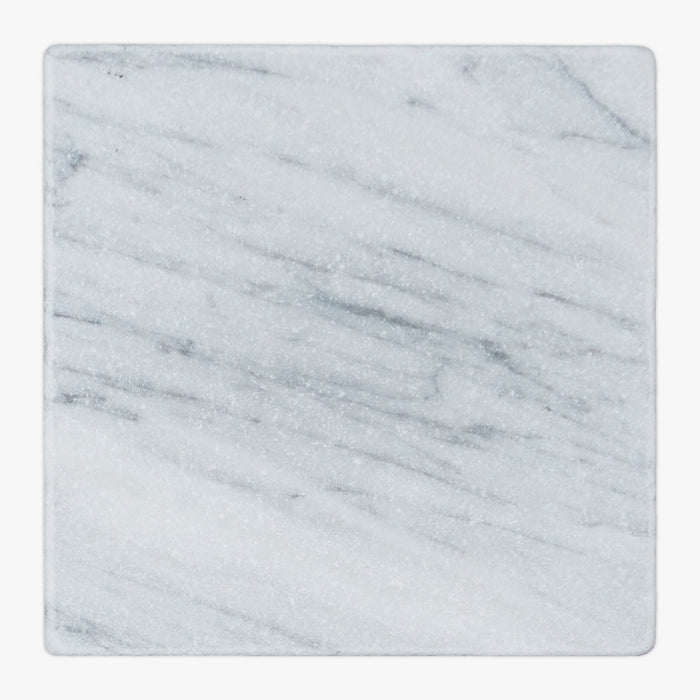 White Carrara Tumbled 6x6 Marble Tile