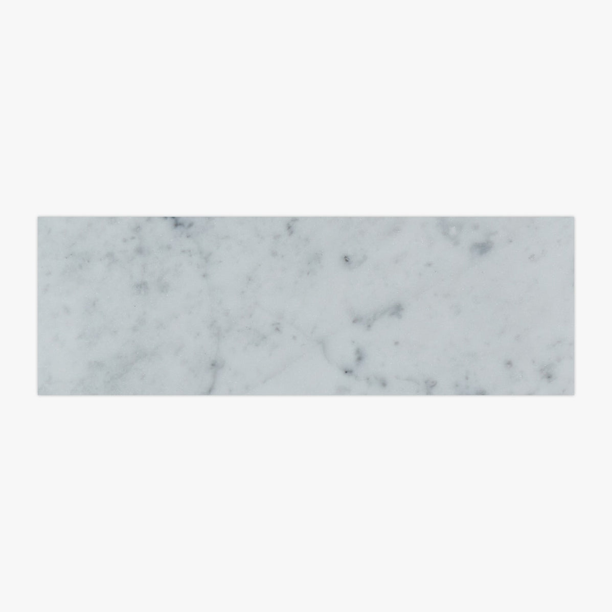 White Carrara Honed 4x12 Marble Tile — Palazzo Tile & Stone