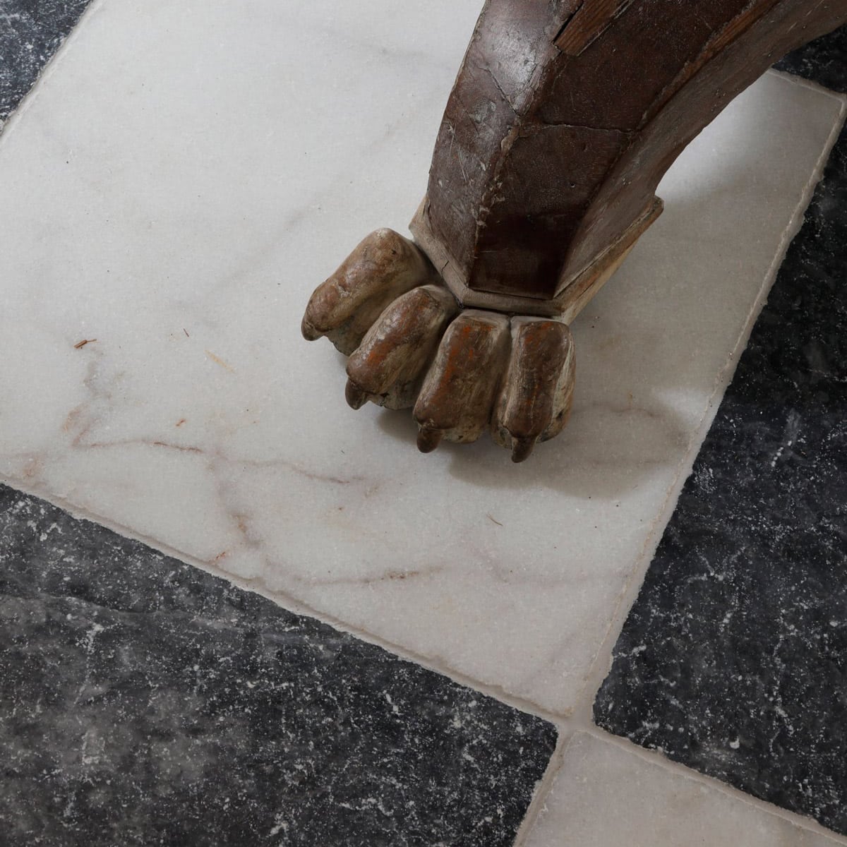 Antique Stone Checkerboard Patterns