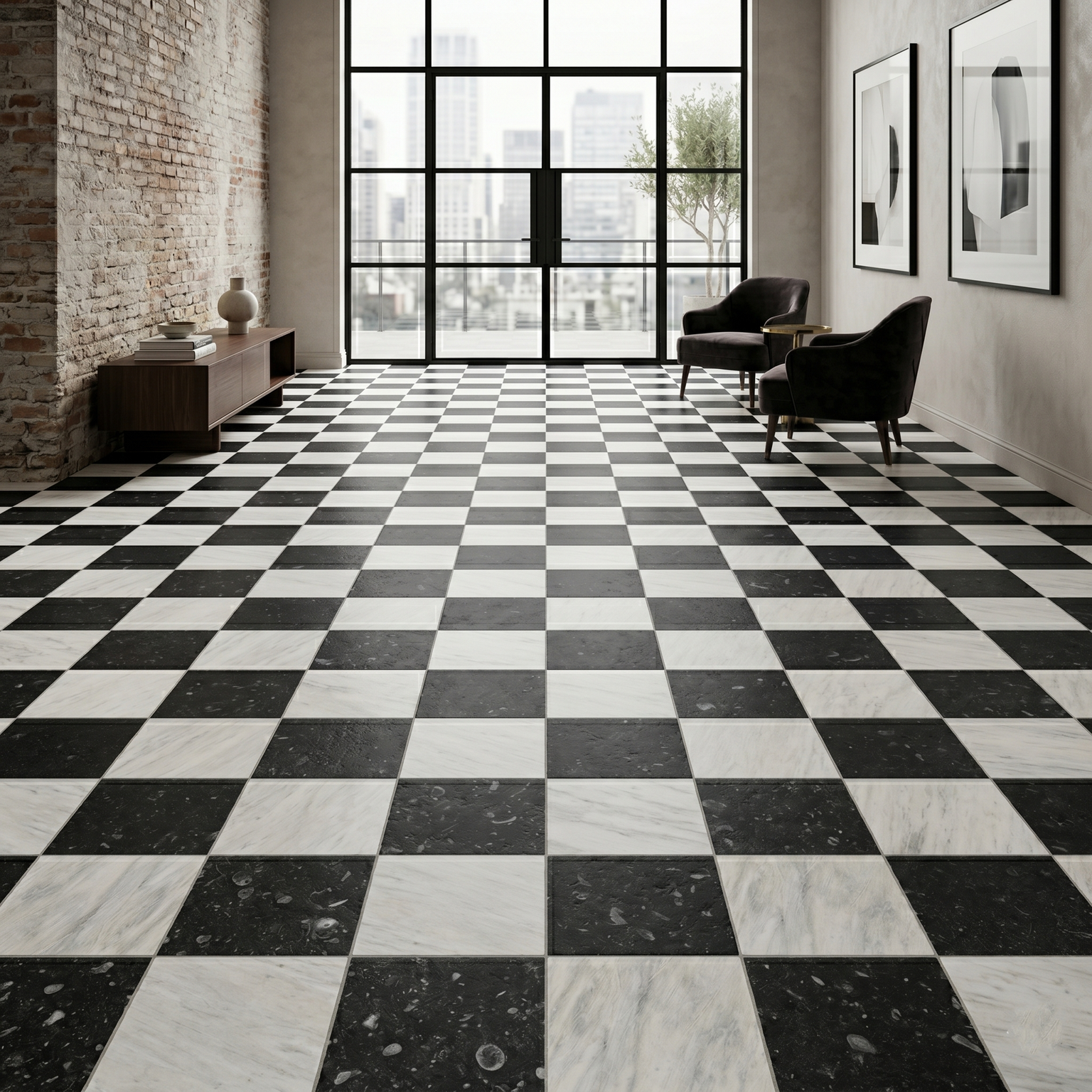 Checkerboard Patterns — Palazzo Tile & Stone
