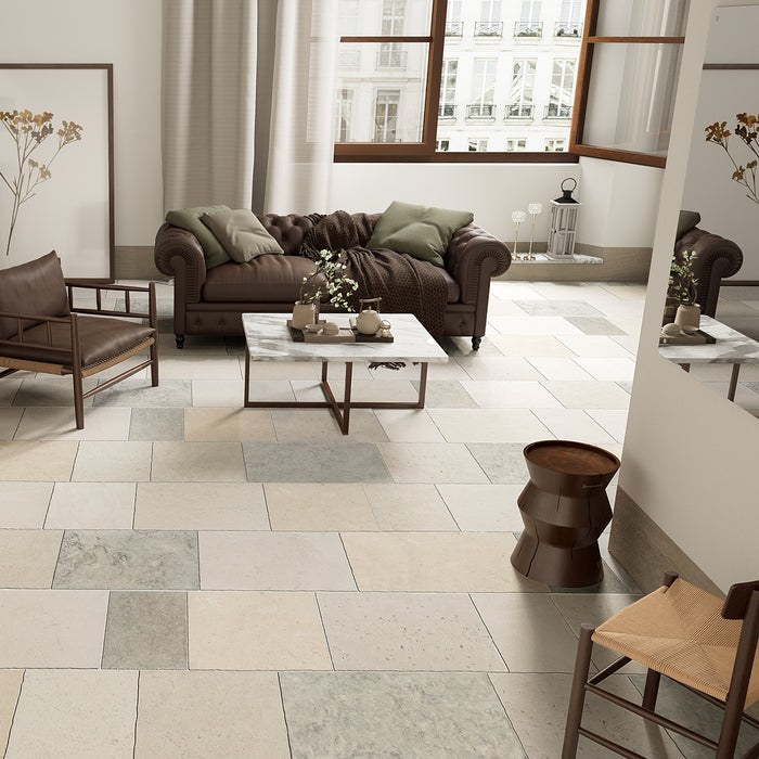Piedra De Siene Antiqued 16xRL Limestone Tile