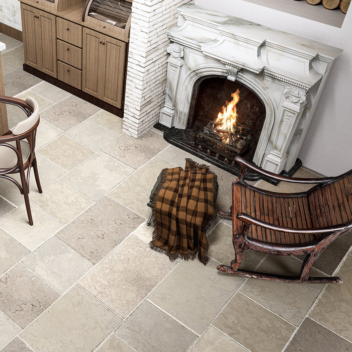 Chanceaux Biege Recalimed Blend 16xRL Limestone Tile